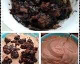 A picture of step 6 of Ladybirds Delicious Home Made Choc Brownie and Fudge Sauce Choc Ice Cream ..