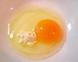 A picture of step 1 of Flowers for Bento - Ham and Egg Roses - An Easy Bento Item.