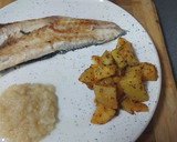 Foto del paso 6 de la receta: 🐟 Lubina a la plancha con compota de pera 🍐