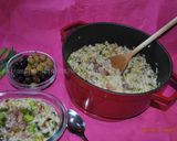 A picture of step 8 of Leek & Bacon Risotto.