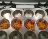 A picture of step 4 of Over Easy Ham & Cheese Cups!!.