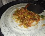 A picture of step 2 of Jini dosa.