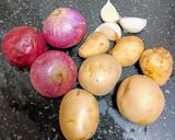 A picture of step 4 of Ek Toap Na Dal Bhat (One pot dal - rice) (Ek Handi Dal - Chawal).
