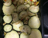 Foto del paso 6 de la receta: Lasaña vegetal con pollo y crema de champiñones #por una diabetes con sabor *sin harinas