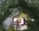 A picture of step 1 of Pudina lassi.