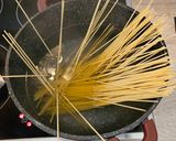 Carbonara spagetti recept fázis 3 fotója