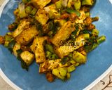A picture of step 4 of Roasted Tofu BHEL.