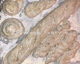 A picture of step 10 of Cinnamon rolls,palmier,and challah rustic dinner rolls.