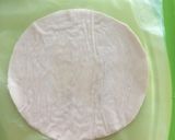 A picture of step 2 of Airfried Chicken Curry Puffs using Store-bought Pratha Dough.