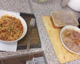 A picture of step 6 of Ragu / bolognese.