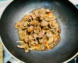 A picture of step 5 of Delicious Worcestershire Sauce Stir-Fried Beef.