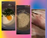 A picture of step 1 of Fried Fish Milanesa (Marinera Style).
