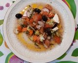 Foto del paso 3 de la receta Salpicón de verduras crudas con queso fresco, boquerones y aliño