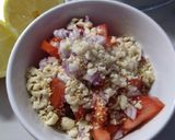 Une image de l'étape 3 de Salade de tomate aux graines.
