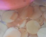 صورة لخطوة 3 من وصفة بطاطا بالدجاج محمر في الفرن ولا الذ 😋🤤
