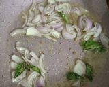 A picture of step 3 of Hyderabadi mirch salan.