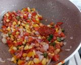 A picture of step 2 of Oats Veggie Poha.