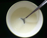 A picture of step 4 of Croque Madame with Microwave White Sauce.