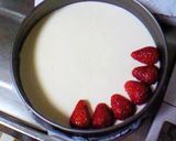 A picture of step 10 of Authentic No-Bake Cheesecake With Strawberries.