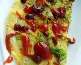 A picture of step 5 of Leek Omelette.