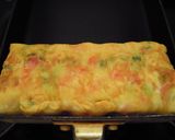 A picture of step 4 of Rolled Omelette with Kamaboko Fish Cakes and Green Onions for Lunchboxes.
