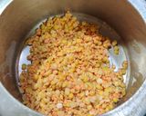 A picture of step 2 of Red carrot dal.