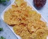 Gambar langkah 4 resipi Ubi Keladi Goreng Rangup.