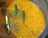 A picture of step 3 of Chana DaL With Vadis.