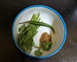 A picture of step 1 of Sattu sherbet.