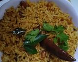 A picture of step 10 of Tamarind rice/ puliyogare.