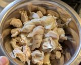Hình bước làm 8 của món Cháo Gà Mề Nấm Shiitake