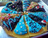 Foto langkah ke 13 dari resep Donat Pizza Ubi (eggless).