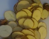A picture of step 1 of Potatoes and sausage casserole.