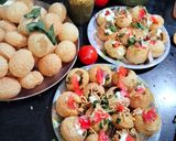 A picture of step 5 of Mumbai famous street food Instant Dahi puri chaat.