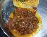 A picture of step 8 of Buttery bhaji bun.