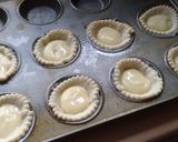 A picture of step 8 of Vickys Individual Apple & Custard Pies, GF DF EF SF NF.