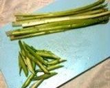 A picture of step 1 of Easy in the Microwave Asparagus Namul (Korean-style Salad).