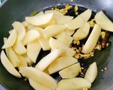 A picture of step 6 of Schezwan Potatoes /Mustang Aloo fry/Nepali Timur Aloo Masala.