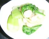 A picture of step 5 of Bok Choy and Shrimp Chinese Stir Fry.