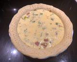 Une image de l'étape 8 de Quiche jambon/brocoli/poireaux/fromage.