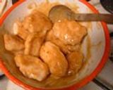 A picture of step 4 of Chicken with Rich Oyster Sauce and Mayonnaise Sauce.