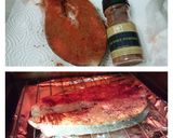 A picture of step 1 of Five Spiced Salmon.