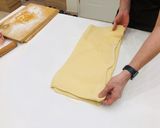 Vajas leveles tészta (tojásmentes) recept fázis 12 fotója