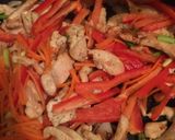 A picture of step 2 of Chicken Stir Fry.