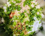 A picture of step 2 of Aloo Tikki with Salad & Bread🥗🥗.