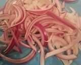 A picture of step 7 of Aguachiles seafood.