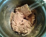 A picture of step 12 of Chocolate Chip Angel.Food Cupcakes with Chocolate Whipped Cream Frosting.
