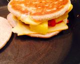A picture of step 4 of Sweet and Savory Grilled Cheese(s).