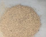 आटा देशी घी सूखे मेवे के लड्डू रेसिपी चरण 3 फोटो