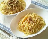 A picture of step 4 of Easy! Basil and Tuna Chilled Pasta.